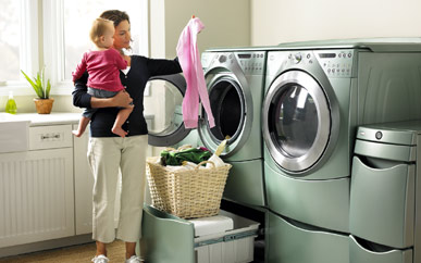Máy giặt khô quần áo